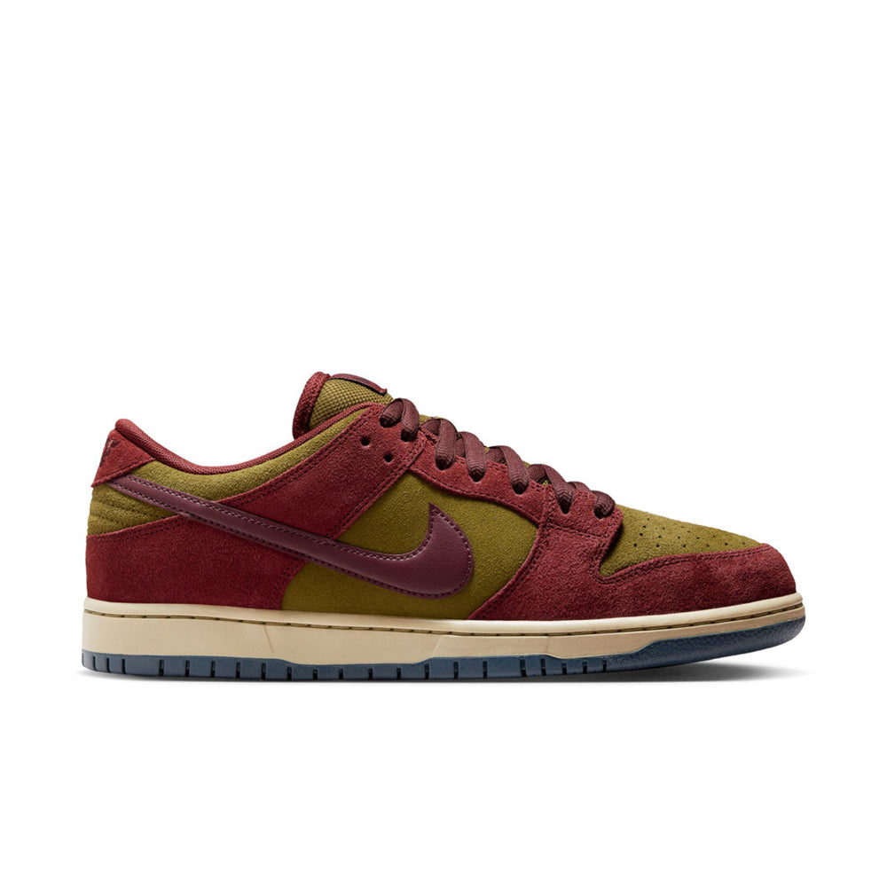 Nike SB Dunk Low Pro 600-DarkTeamRed/OliveFlak 9