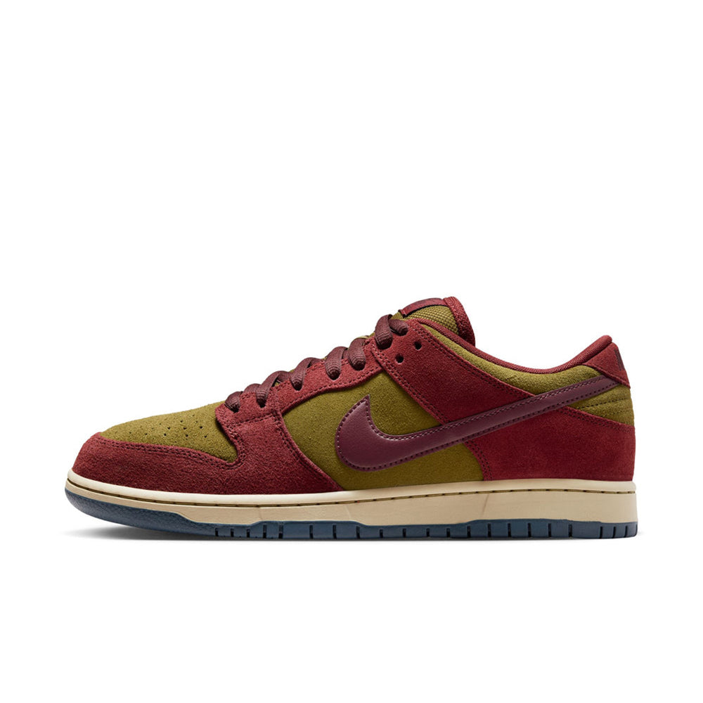 Nike SB Dunk Low Pro 600-DarkTeamRed/OliveFlak 9