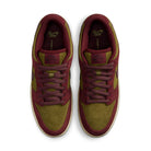 Nike SB Dunk Low Pro 600-DarkTeamRed/OliveFlak 9
