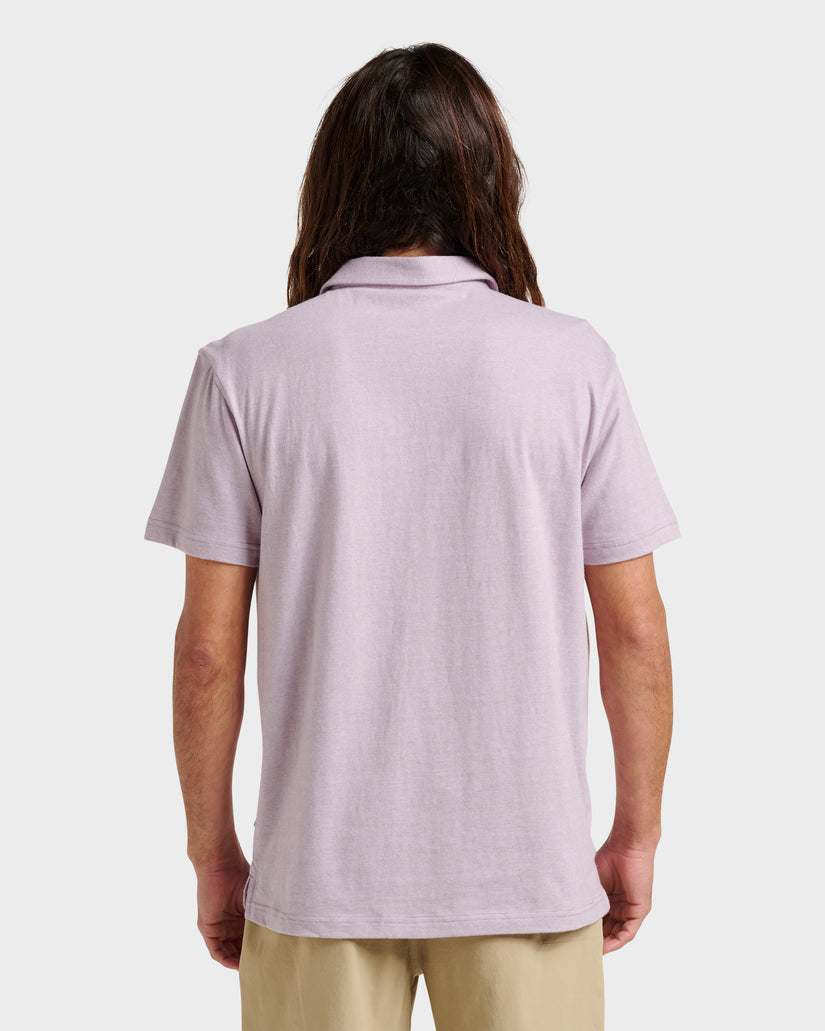 Quiksilver Sunset Cruise Polo  EDB-ELDERBERRY XXL