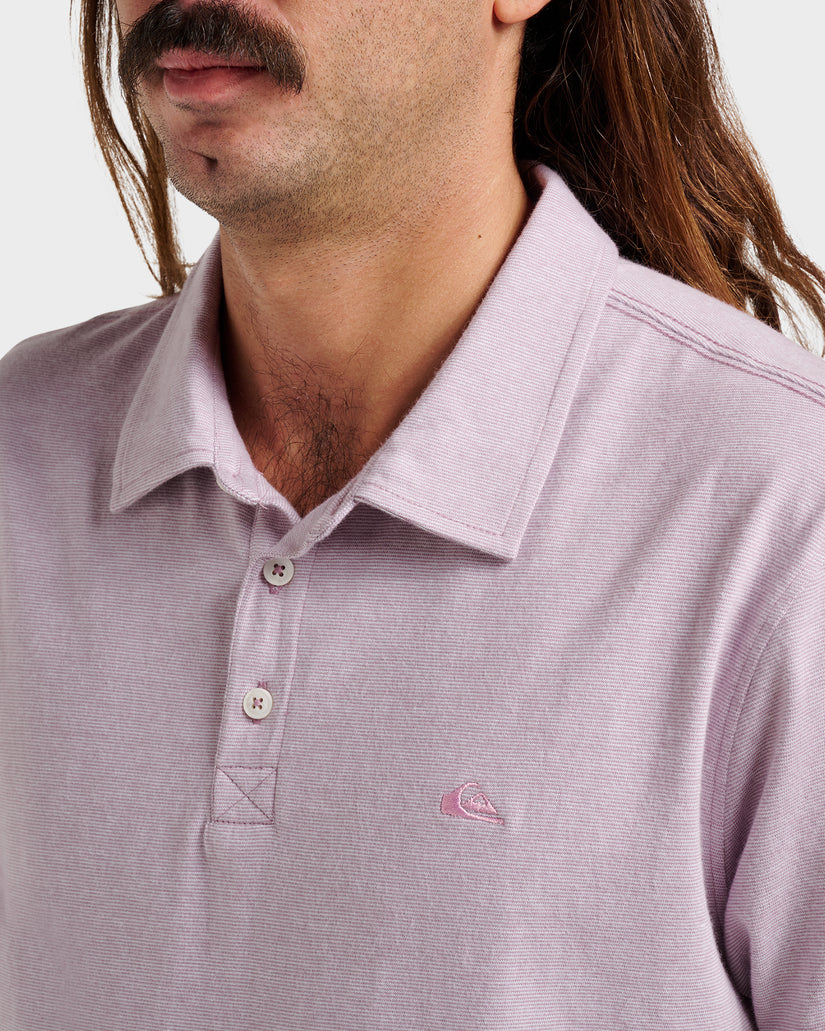 Quiksilver Sunset Cruise Polo  EDB-ELDERBERRY L