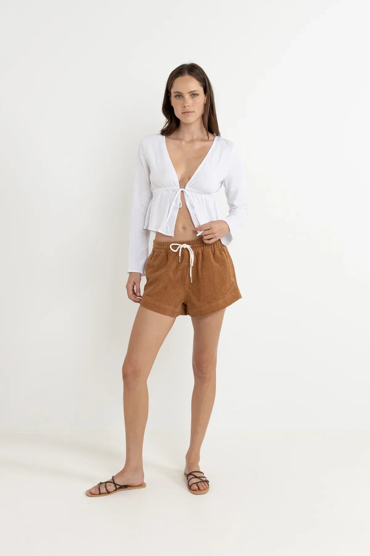 RHYTHM CORD SUNDOWN EVERYDAY SHORT BROWN 08