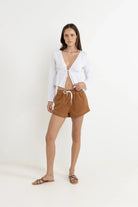 RHYTHM CORD SUNDOWN EVERYDAY SHORT BROWN 08