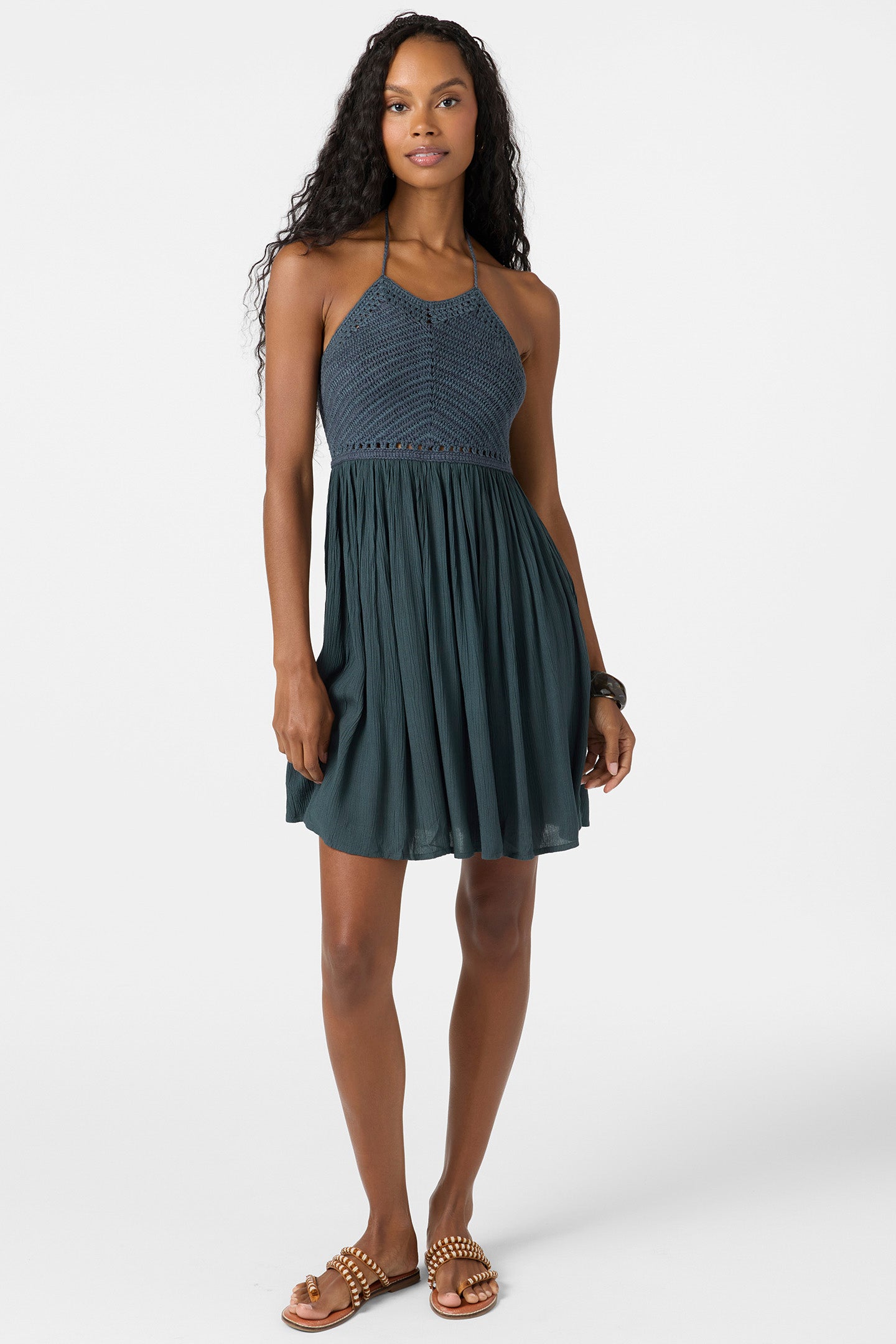 O'Neill Kindra Short Dress - Crochet Mini Dress