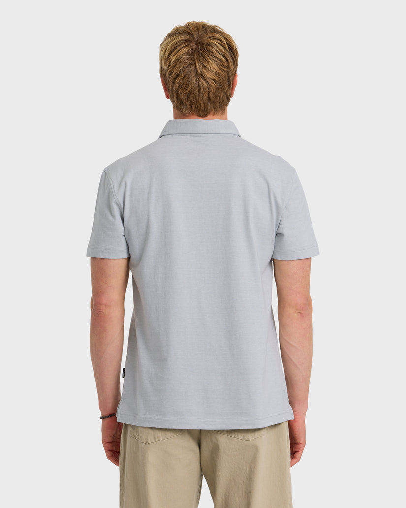 Quiksilver Sunset Cruise Polo  SKG-SMOKEDGRAY L