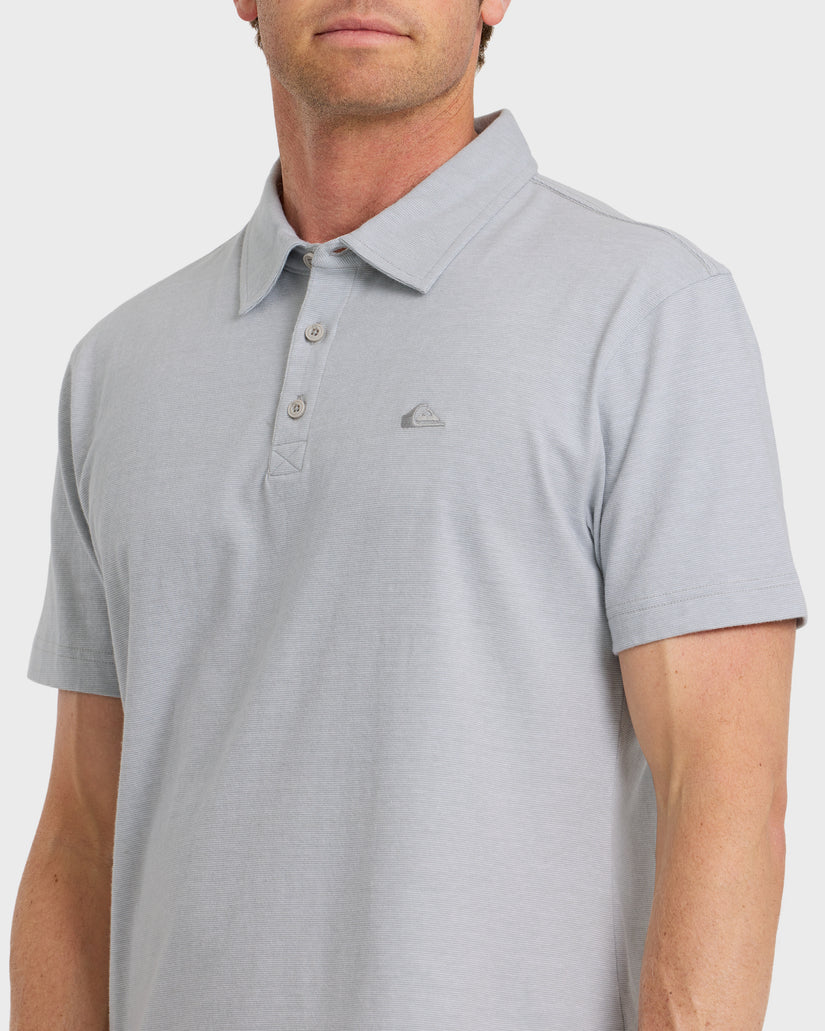 Quiksilver Sunset Cruise Polo  SKG-SMOKEDGRAY L