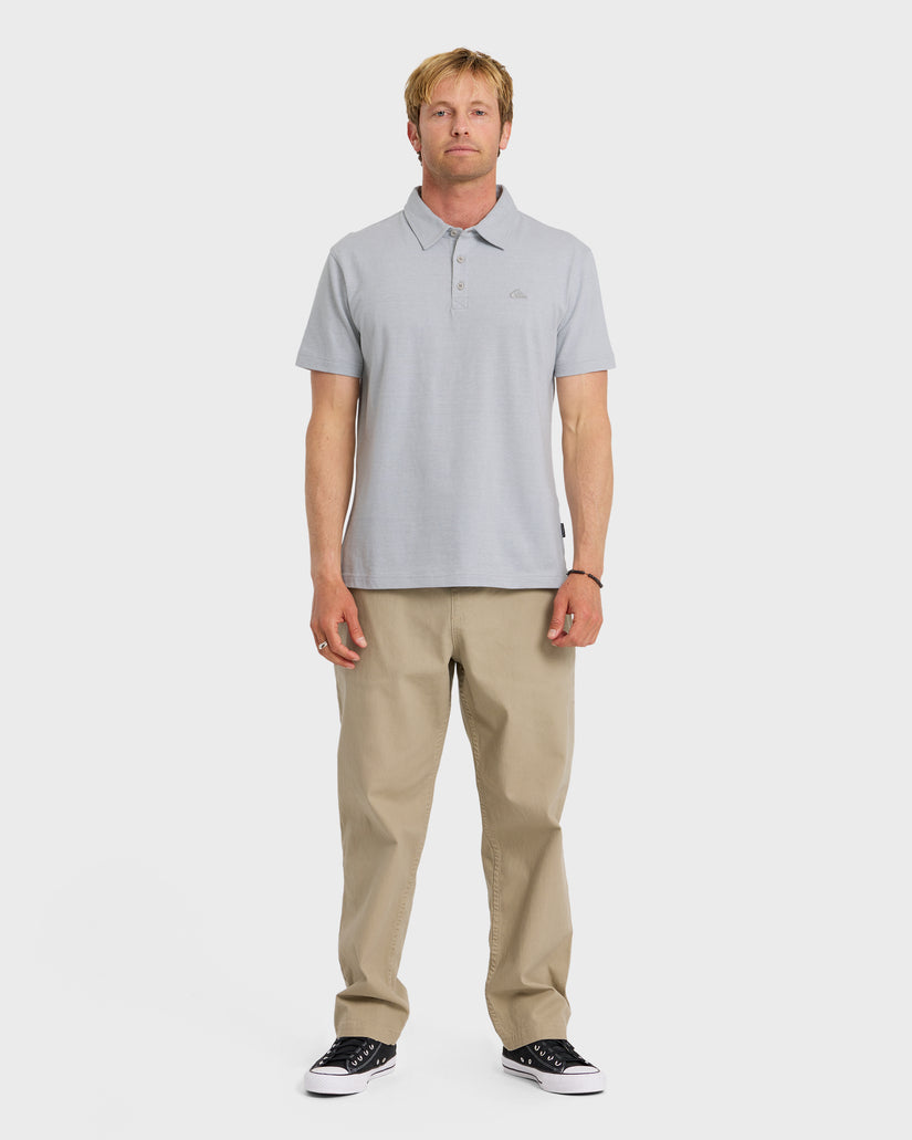 Quiksilver Sunset Cruise Polo  SKG-SMOKEDGRAY L