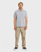 Quiksilver Sunset Cruise Polo  SKG-SMOKEDGRAY L