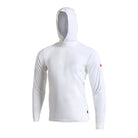 Florence Marine X Sun Pro Long Sleeve Crossover Hooded UPF Shirt White XL