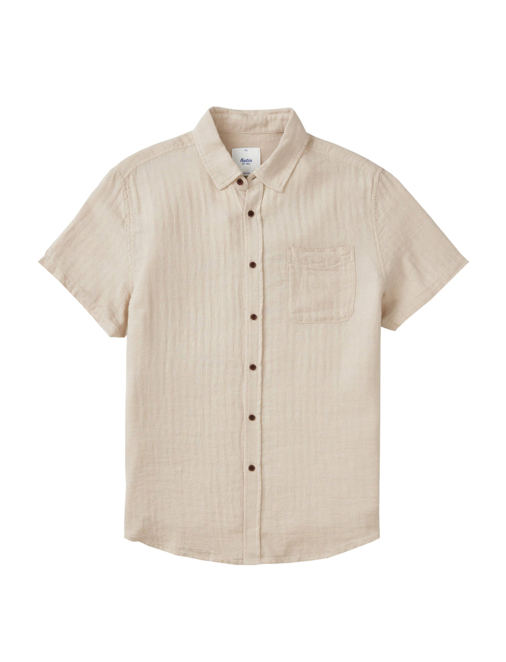 KATIN ALAN SOLID SHIRT LIGHT GRAY (LIGHT GRAY) M