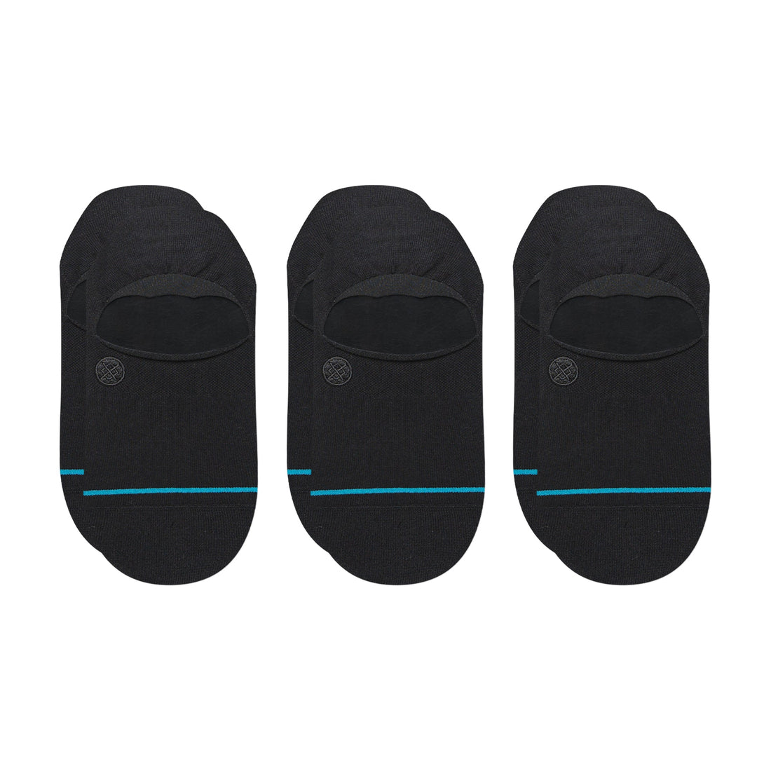 Stance Icon No Show 3 Pack BLK S