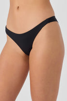 O'NEILL SALTWATER SOLIDS HERMOSA SKIMPY BOTTOM BLK L