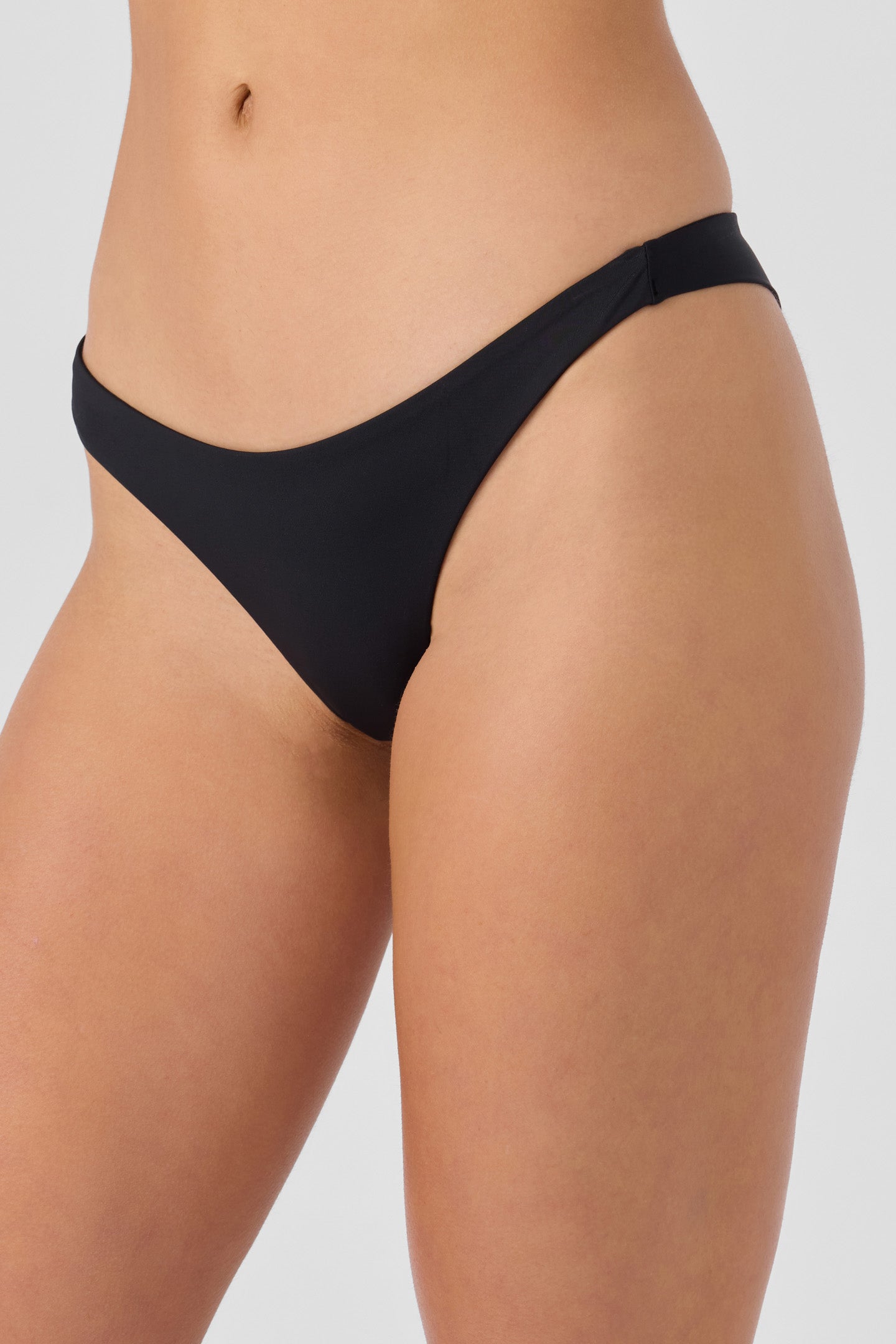 O'NEILL SALTWATER SOLIDS HERMOSA SKIMPY BOTTOM BLK L