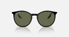 Ray-Ban 0RB2204 Polarized Sunglasses BlackonTransparent Green