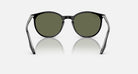Ray-Ban 0RB2204 Polarized Sunglasses BlackonTransparent Green