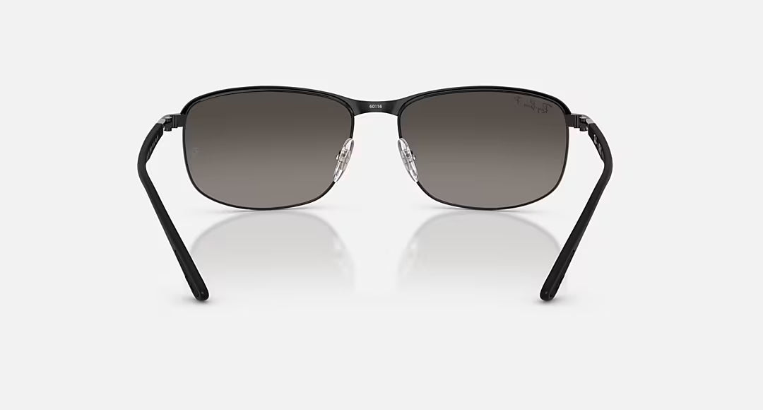 Ray-ban 0RB3671CH Polarized Sunglasses BlackonBlack SilverMirror
