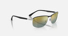 Ray-ban 0RB3671CH Polarized Sunglasses BlackonSilver GoldGradient