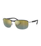 Ray-ban 0RB3671CH Polarized Sunglasses BlackonSilver GoldGradient