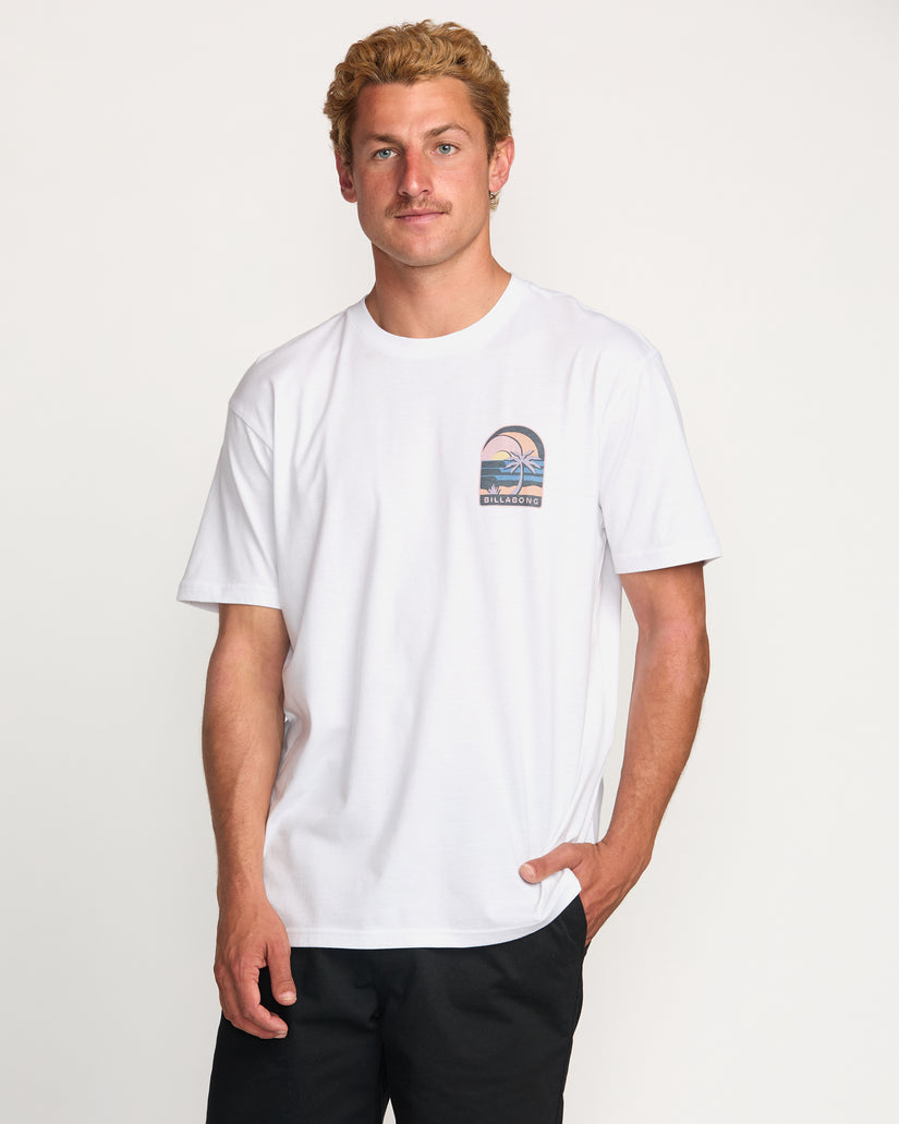 BILLABONG PORTAL PREMIUM SS WHT-WHITE M