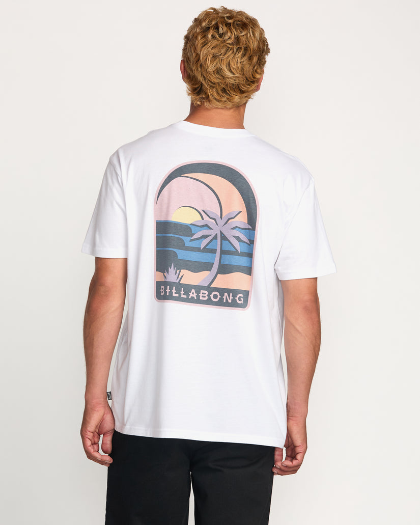 BILLABONG PORTAL PREMIUM SS WHT-WHITE L