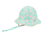 Sun N Sand Infant Bucket Hat Blue Brim 1.25"