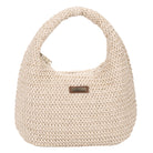 Sun N Sand Paper Straw Clutch Natural