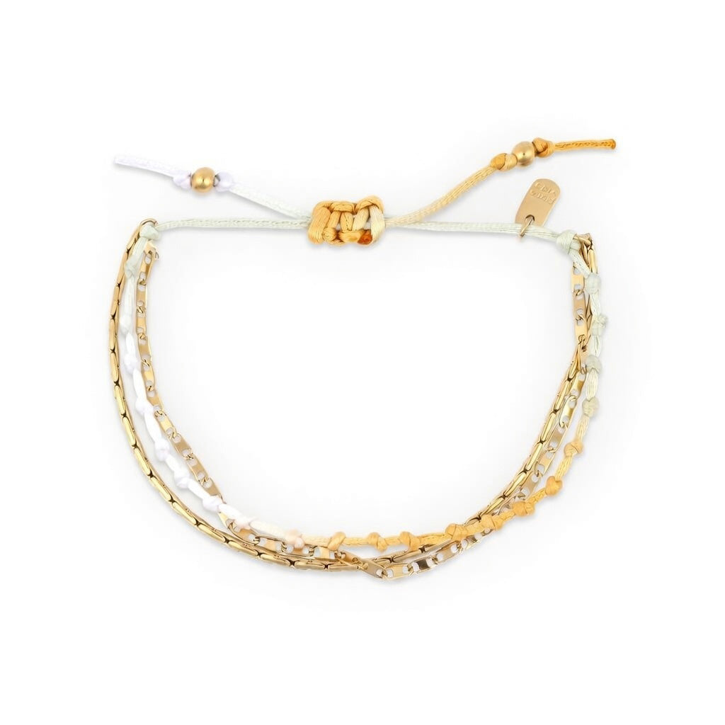 Pura Vida Ombre Knot Layered Neutral Bracelet