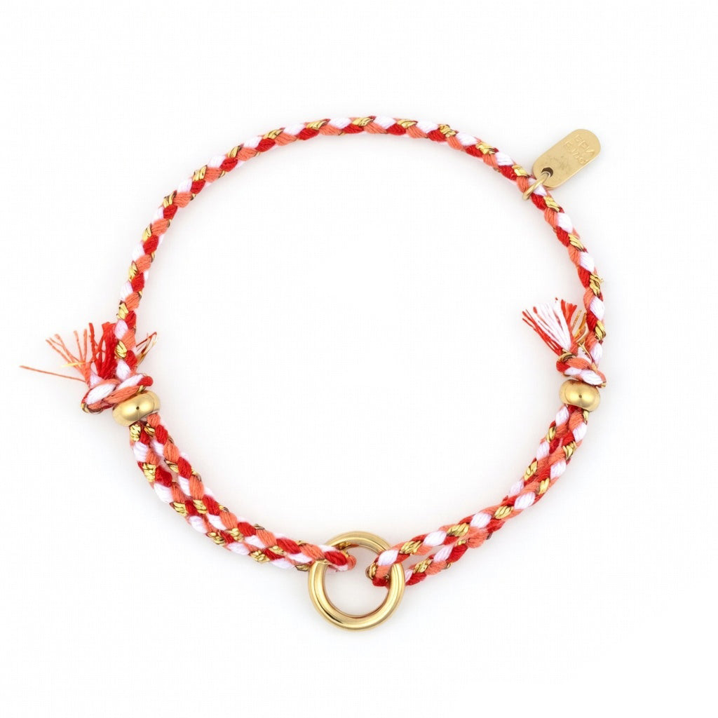 Pura Vida Friendship Ring Red Bracelet