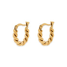 Pura Vida Twisted Dome Hoops Earrings 5PK