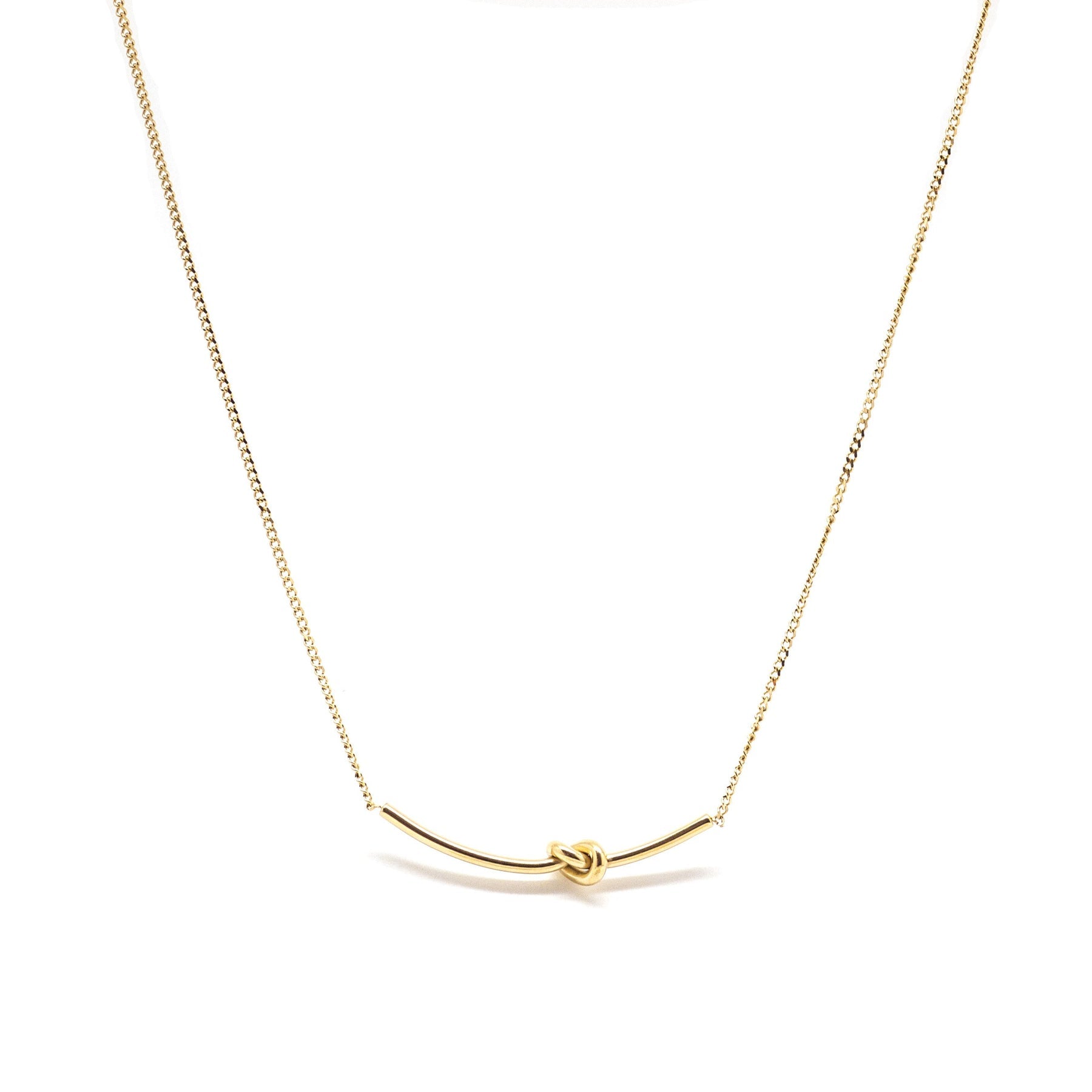 Salty Cali Knot Necklace- Salty Babes Gold