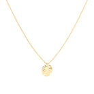 Salty Cali Bali Leaf- Salty Pendant Necklace Gold