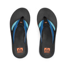 Reef Fanning + Mens Sandal Blue-Black-Orange 9