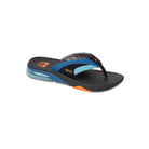 Reef Fanning + Mens Sandal Blue-Black-Orange 13