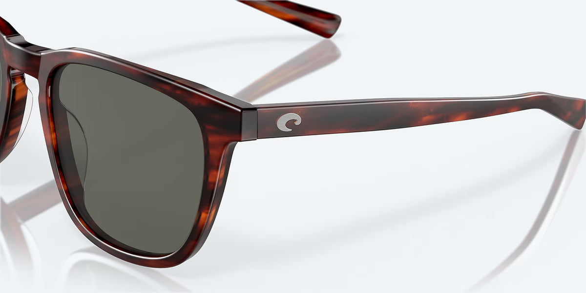 Costa Del Mar Sullivan Polarized Sunglasses MatteTortoise Gray 580G