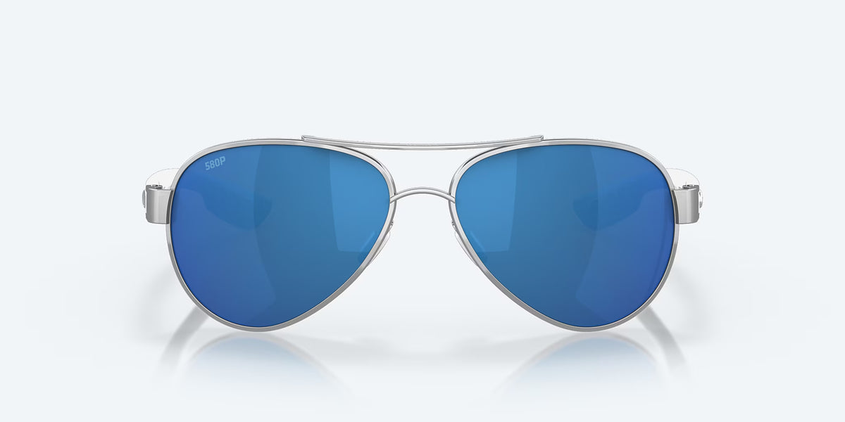 Costa Del Mar Loreto Sunglasses Palladium Blue Mirror 580P