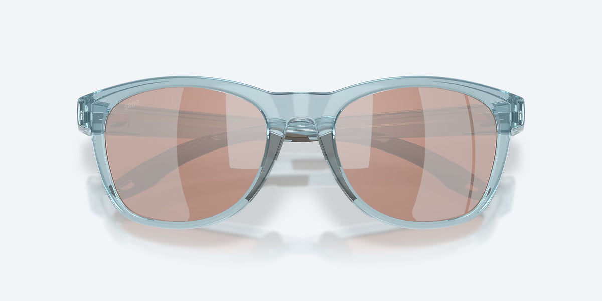 Costa Del Mar Aleta polarized Sunglasses TransBlue CopperSilverMirror580P
