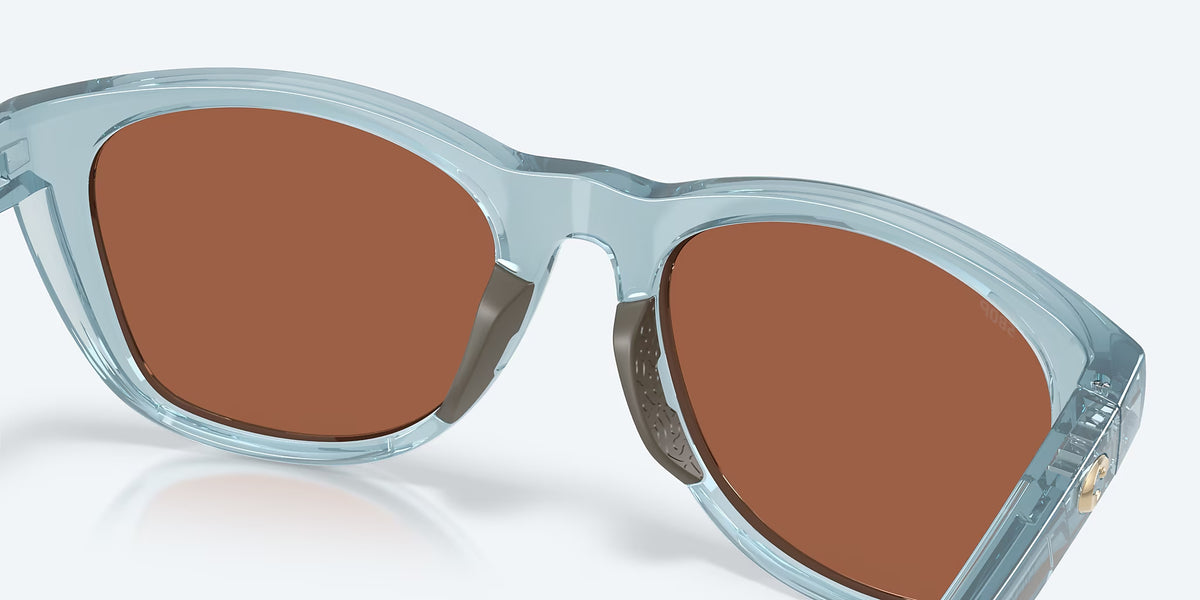 Costa Del Mar Aleta polarized Sunglasses TransBlue CopperSilverMirror580P
