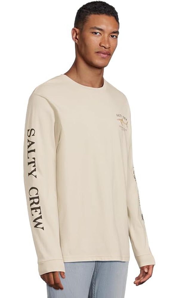 Salty Crew Bruce L/S Tee Bone XXL