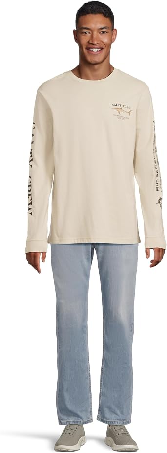 Salty Crew Bruce L/S Tee Bone L