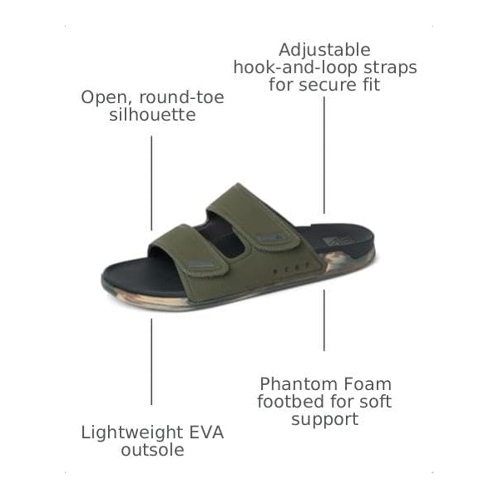 Reef Phantom Tradewind Mens Sandal Camo Marble 7