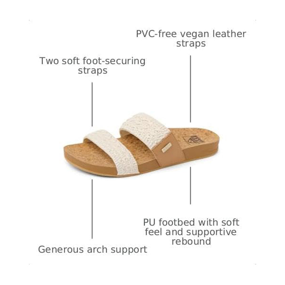 Reef Cushion Vista Womens Sandal Vintage Textile 10