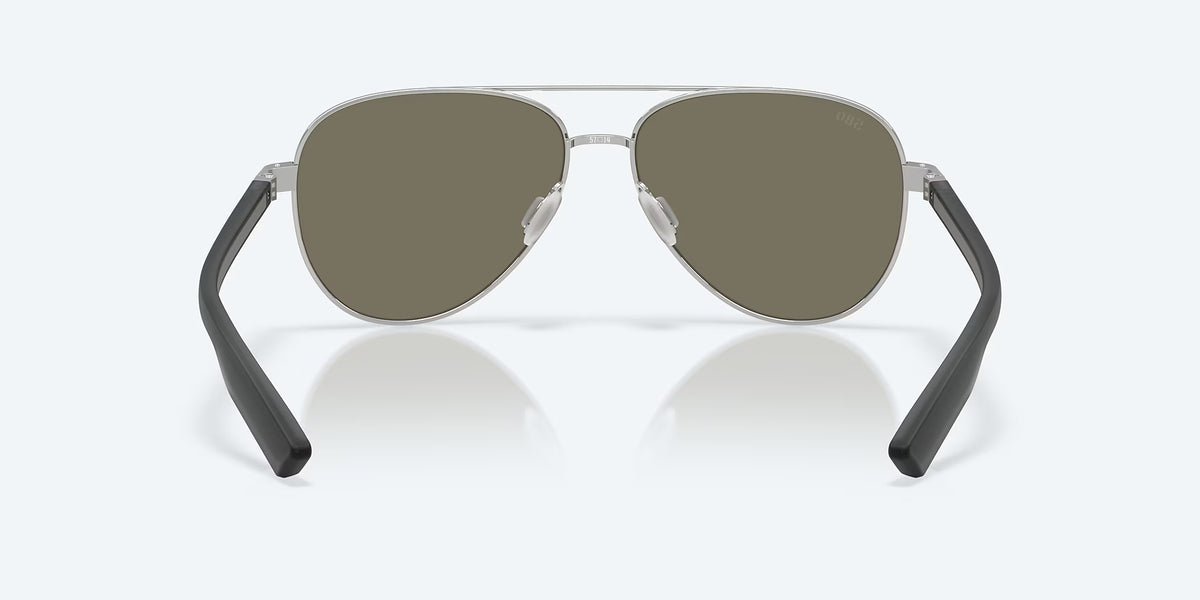 Costa Del Mar Peli Polarized Sunglasses Silver BlueMirror 580G