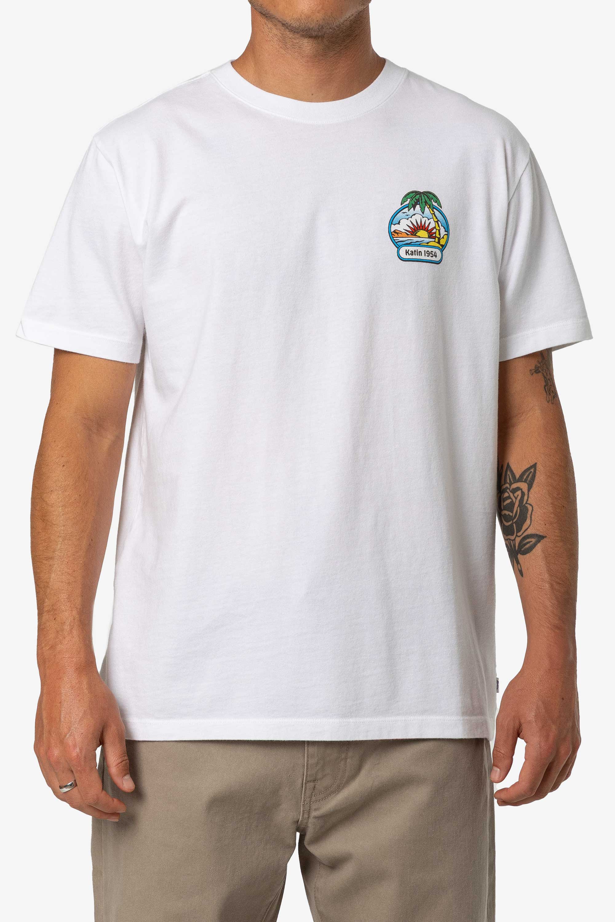 KATIN CHILLIN TEE WHITE M