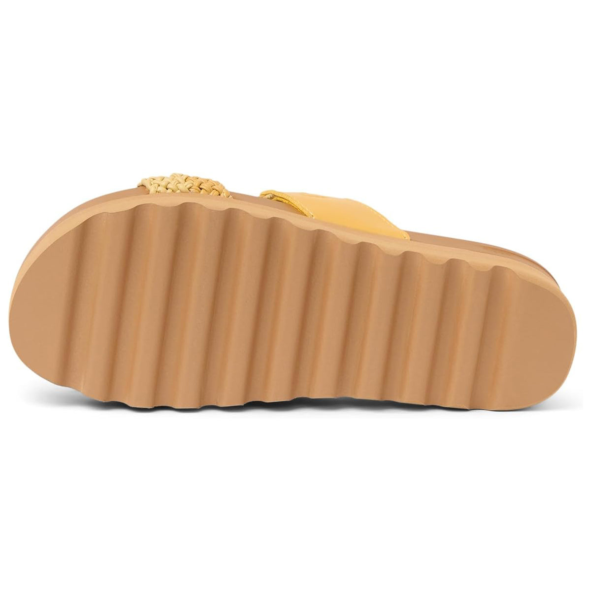 Reef Cushion Vista Hi Womens Sandal Yellow Duo Braid 9