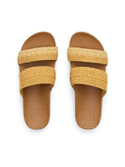 Reef Cushion Vista Hi Womens Sandal Yellow Duo Braid 9