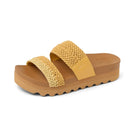 Reef Cushion Vista Hi Womens Sandal Yellow Duo Braid 9