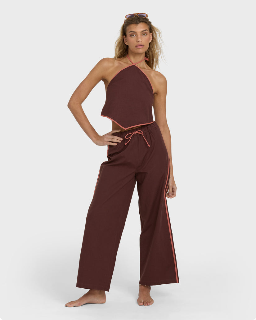 BILLABONG DOUBLE TAKE HALTER TEAK M