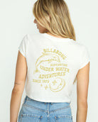 BILLABONG SUNSHINE SURF BABES SS TEE SCS-STENCIL WASH XS