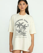 BILLABONG THIS IS TROPICAL SS TEE WCP-WHITE CAP L