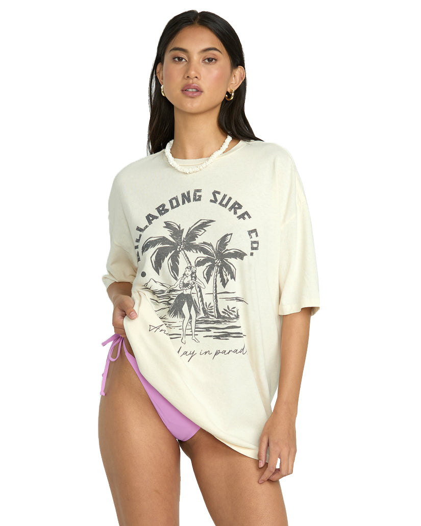 BILLABONG THIS IS TROPICAL SS TEE WCP-WHITE CAP S